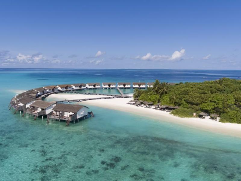 Aerial view of Reethi Villas